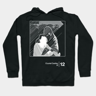 Crystal Castles - III / Minimalist Style Graphic Design Hoodie